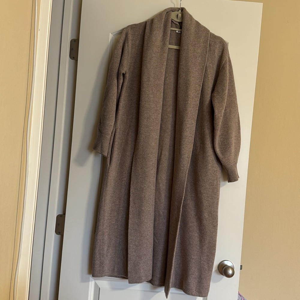Reformation Liam Cashmere Long Cardigan